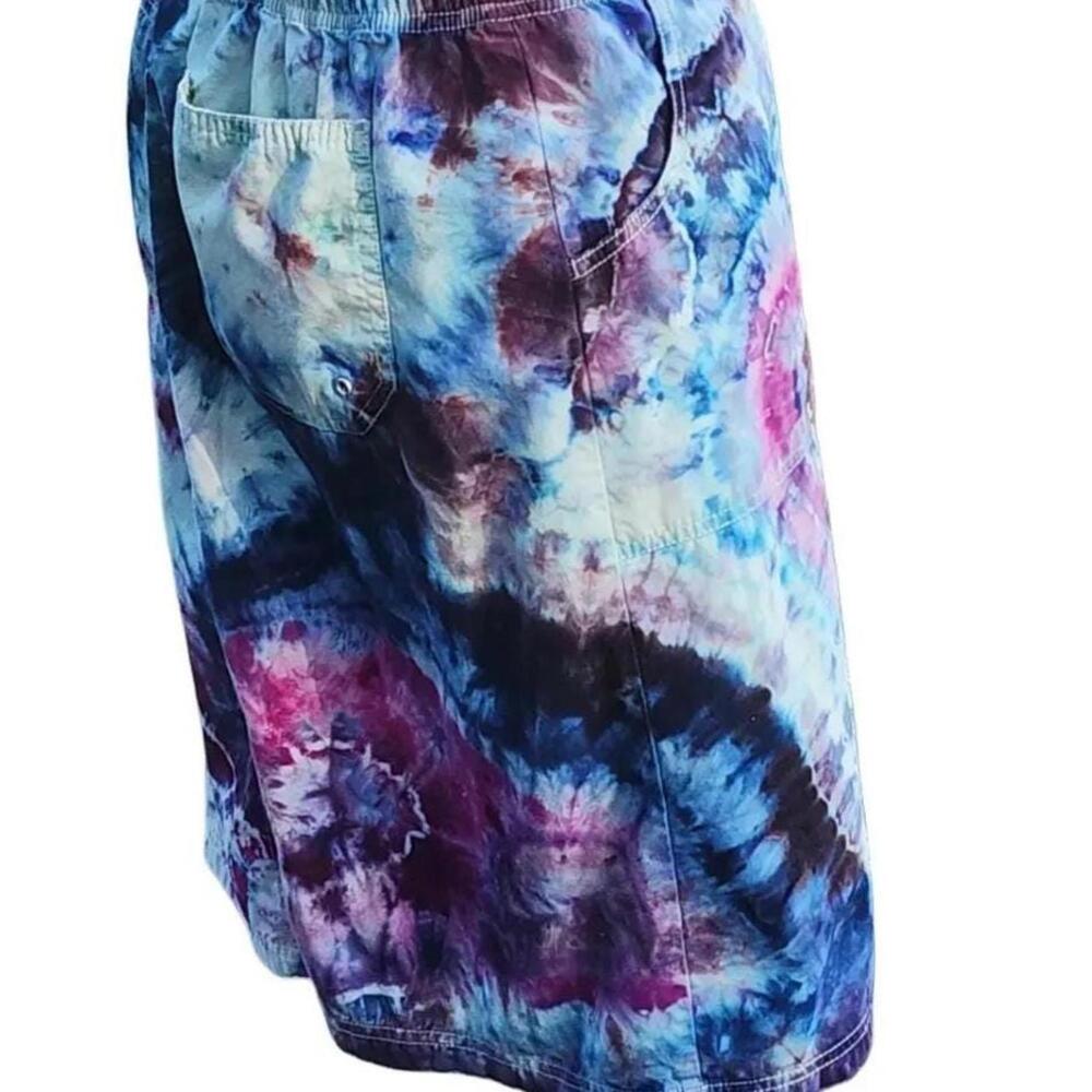 Jenny Buchannan. Reworked, 90s Knee Length, Hand Tie-Dye Skirt. Size: 10 - Picture 5 of 7